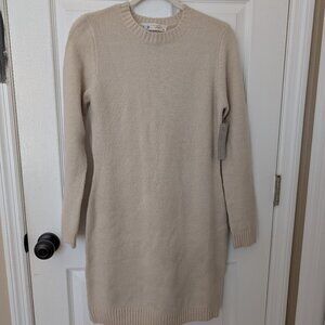 NWT Lizard Thicket cream bodycon sweater dress Medium boutique